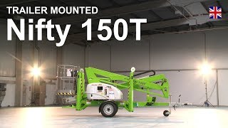 Nifty 150T Product Video | Trailer Mounted Cherry Picker from Niftylift