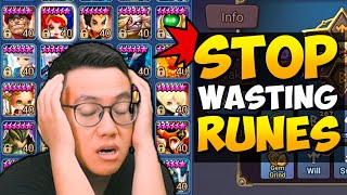The WORST Runes Mistake Everyone Makes For RTA In Summoners War