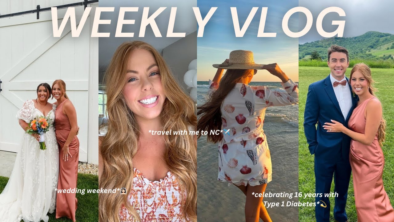 WEEK IN MY LIFE✈️💌✨wedding guest, grwm, pack with me for NC, family time & more!