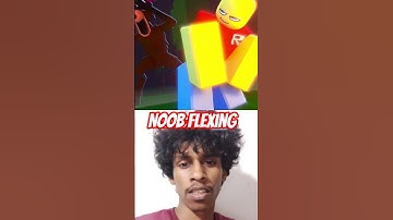 When Noob flexing for the Deer💀 PT1 - Animation #robloxmemes #noob #cartoon #funny
