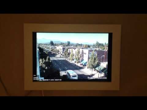 homemade photo frame with