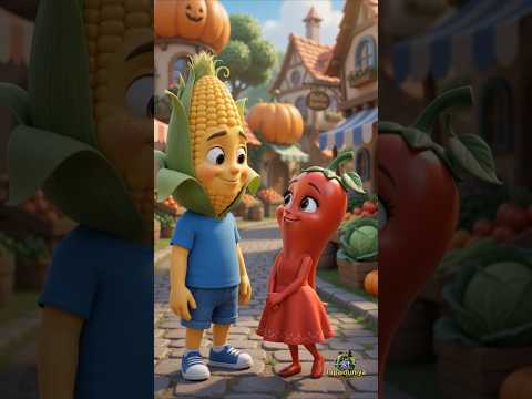 🌽 भुट्टा और मिर्ची की दोस्ती ❤️ प्यार में बदली! | Part 1 | Sabzi Ki Kahani | Hindi Cartoon Story