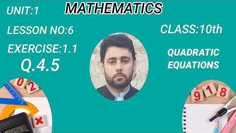 ||EX.1.1|| CLASS 10th MATHS||Q.4,5||KPK TEXTBOOK||
