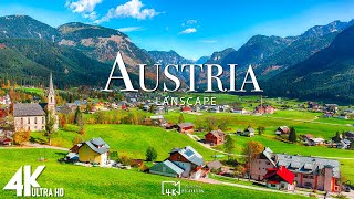 บินผ่านออสเตรีย (4K UHD) - เพลงผ่อนคลายด้วยธรรมชาติที่สวยงามที่สวยงาม (4K Video Ultra HD)