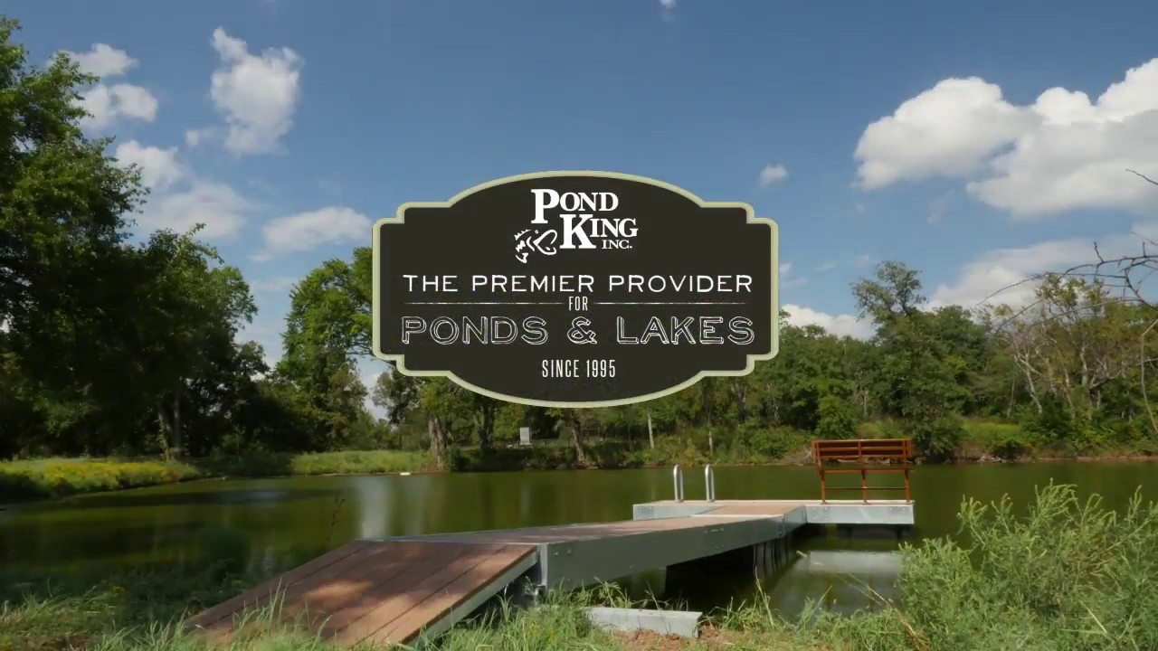 Pond King Floating T Dock Installation