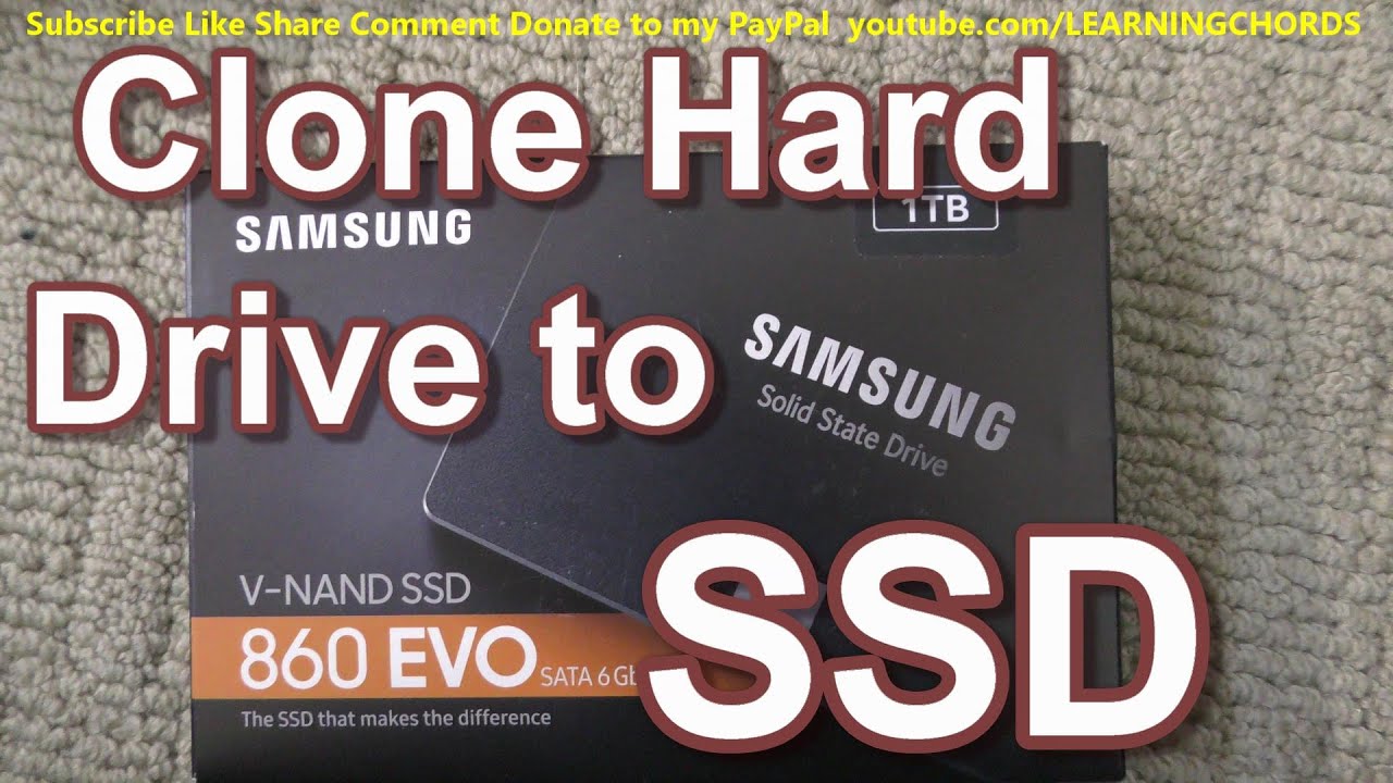How To Clone migrate Your Operating System Drive To Samsung SSD Using Samsung's Migration Software YouTube