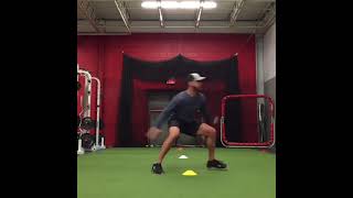 Change of Direction - Sprint to Deceleration to Reverse Pivot Shuffle