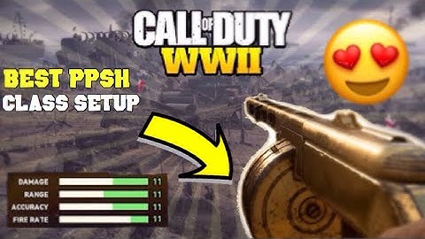 EPIC PPSH CLASS SETUP (COD WW2)