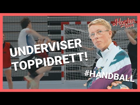 Ulrik underviser toppidrett på Horten VGS