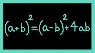 (a+b)²=(a-b)²+4ab || (a+b)2=(a-b)2+4ab || a+b Whole Square and a-b Whole Square Relation