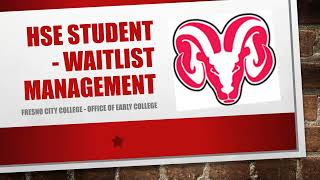 How to Manage Your Waitlist as an HSE Student