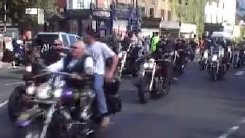 Hells Angels Biker Funeral London