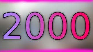 2000 ABONNENTEN, DER HAMMER! | German / Deutsch | HD |