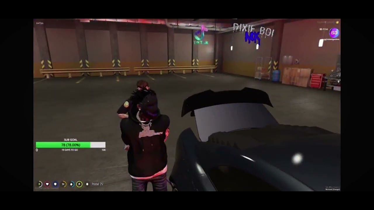 Trollin a cop eating a donuts 🔵 GTA V RP 🔵 Miami Gardens RP