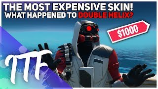The Most Expensive Fortnite Skin - What Happened To Double Helix? Fortnite Battle Royale