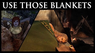 Skyrim NPCs Finally Use Blankets (Mod)