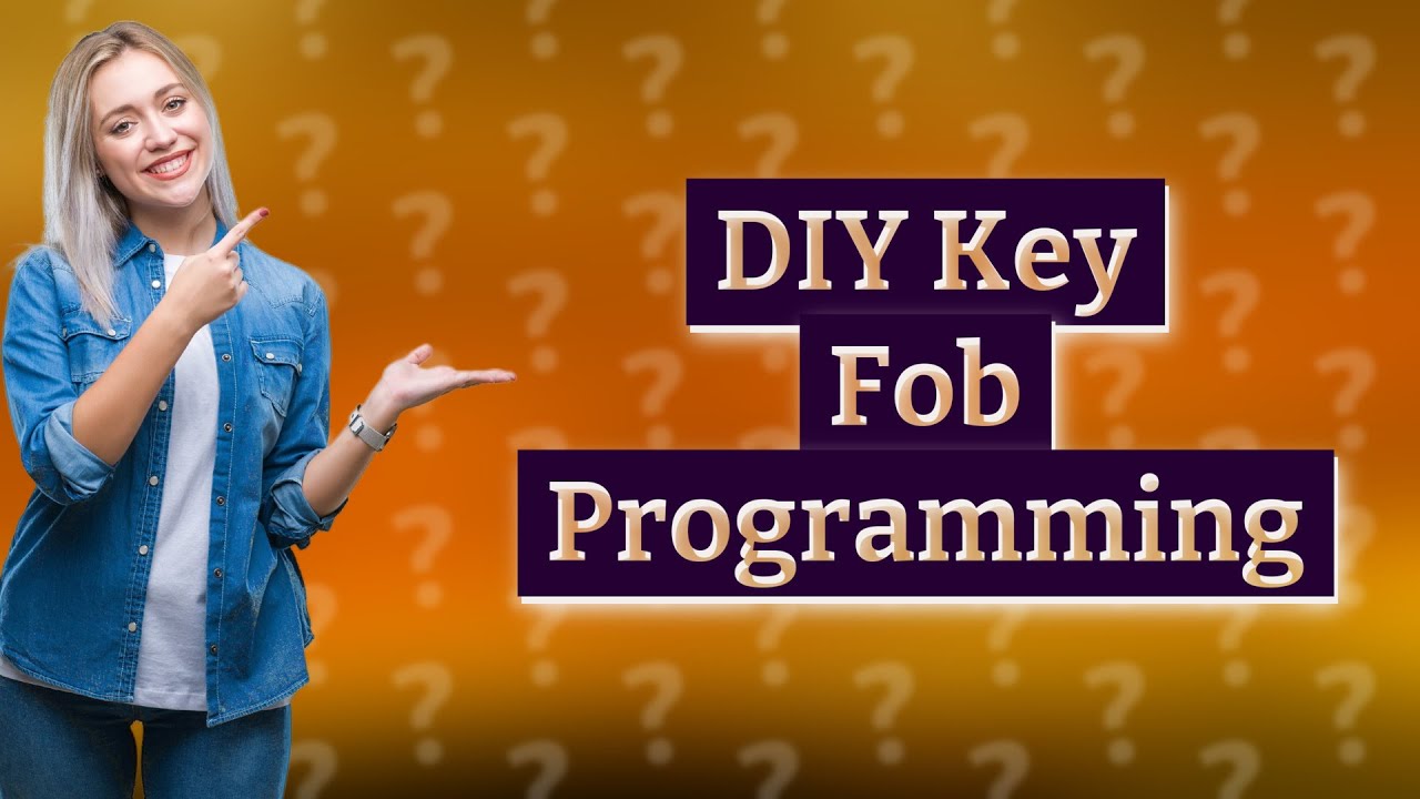 Can you program a key fob yourself? YouTube