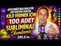 Uyurken Kilo Ver! 100 Subliminal Olumlama | 295.8 Hz (Gece Dinle) #kiloverme #olumlama #bilinçaltı