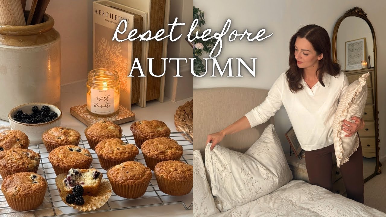 Reset Before Autumn in the English Countyside | Fall Baking, Home Decor & Garden Slow Living Vlog