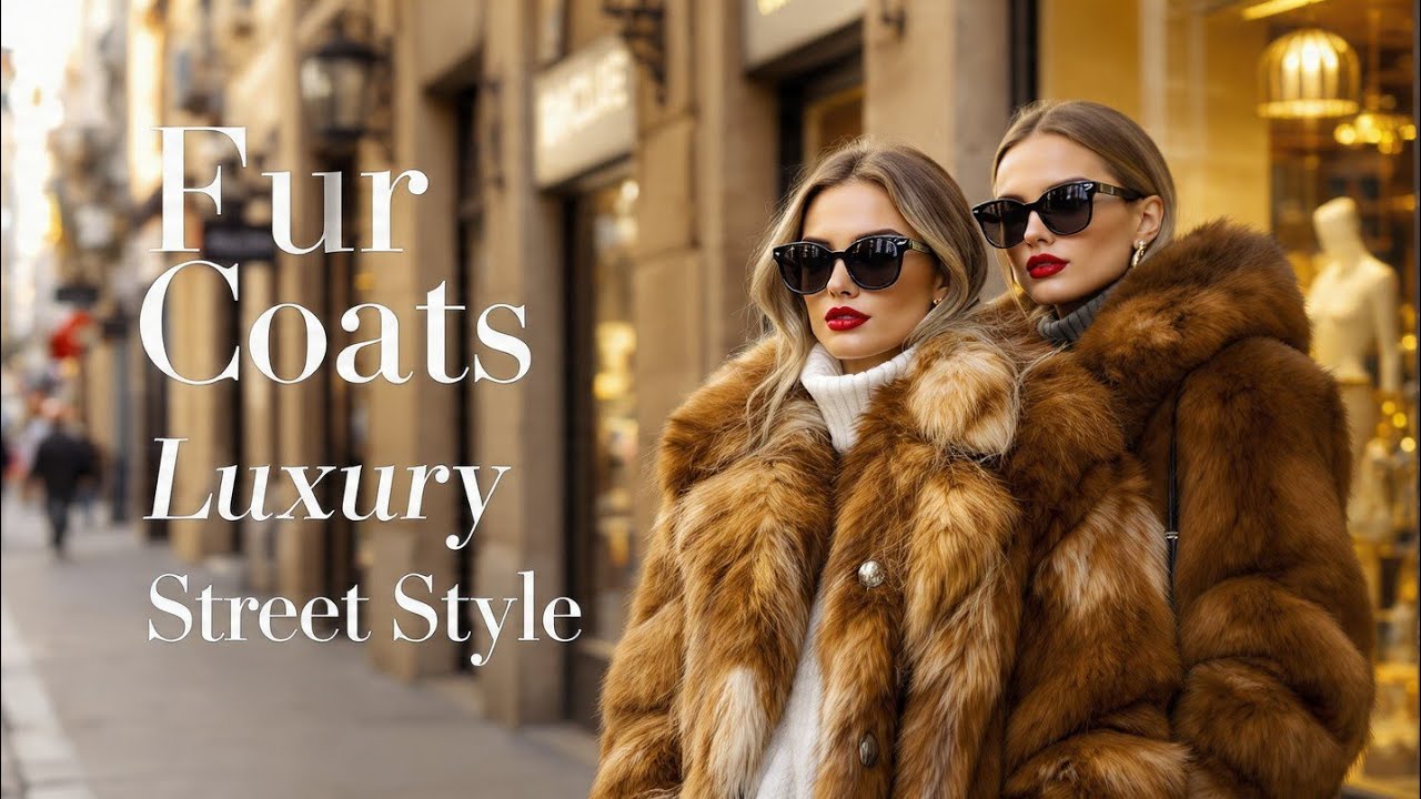 Elegant Milan Fur Coats ❄️ Italian Winter Luxury 2025 ✨