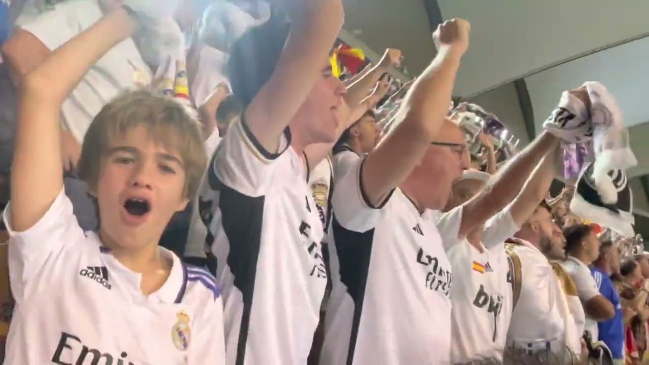 Final copa del Rey Real Madrid . Himno de España