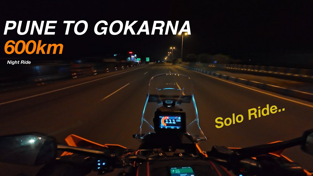 Pune to Gokarna | 600KM Solo Ride | 4K | Aakash Chauhan