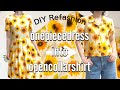DIY  REMAKE  Open collar shirt  Vol.037   オープンカラーシャツ