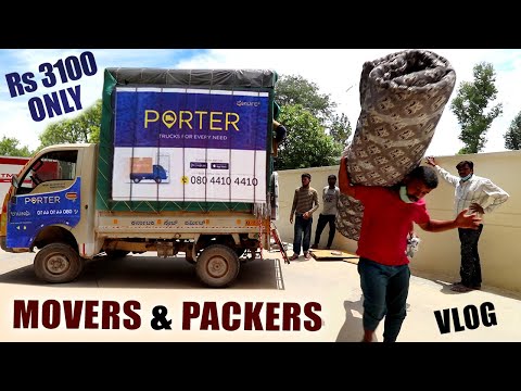 Shift your house for 3100 Rs only | Most affordable Movers & Packers in India | PORTER app review