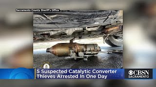 5 Suspected Catalytic Converter Thieves Arrested In One Day In Sacramento County