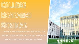 Ralph Simpson | Cracking the Enigma Machine: the Secret Battlefield of WW2