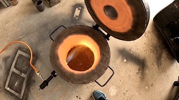 DIY foundry furnace and ingot mould.  Part 2.