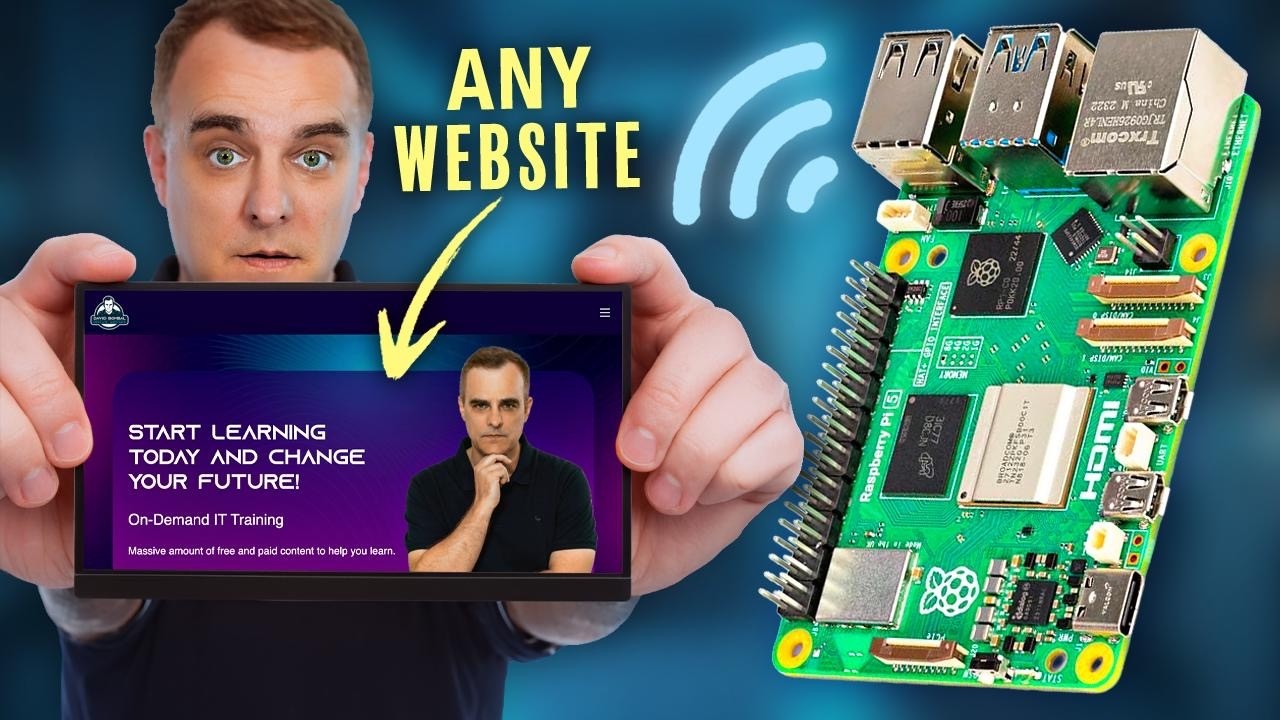 Raspberry Pi Website Monitor - YouTube