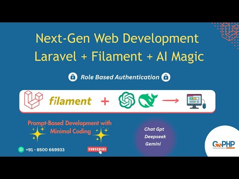AI-Powered Web Development: Laravel + Filament PHP + AI Tools | How to make website using prompt