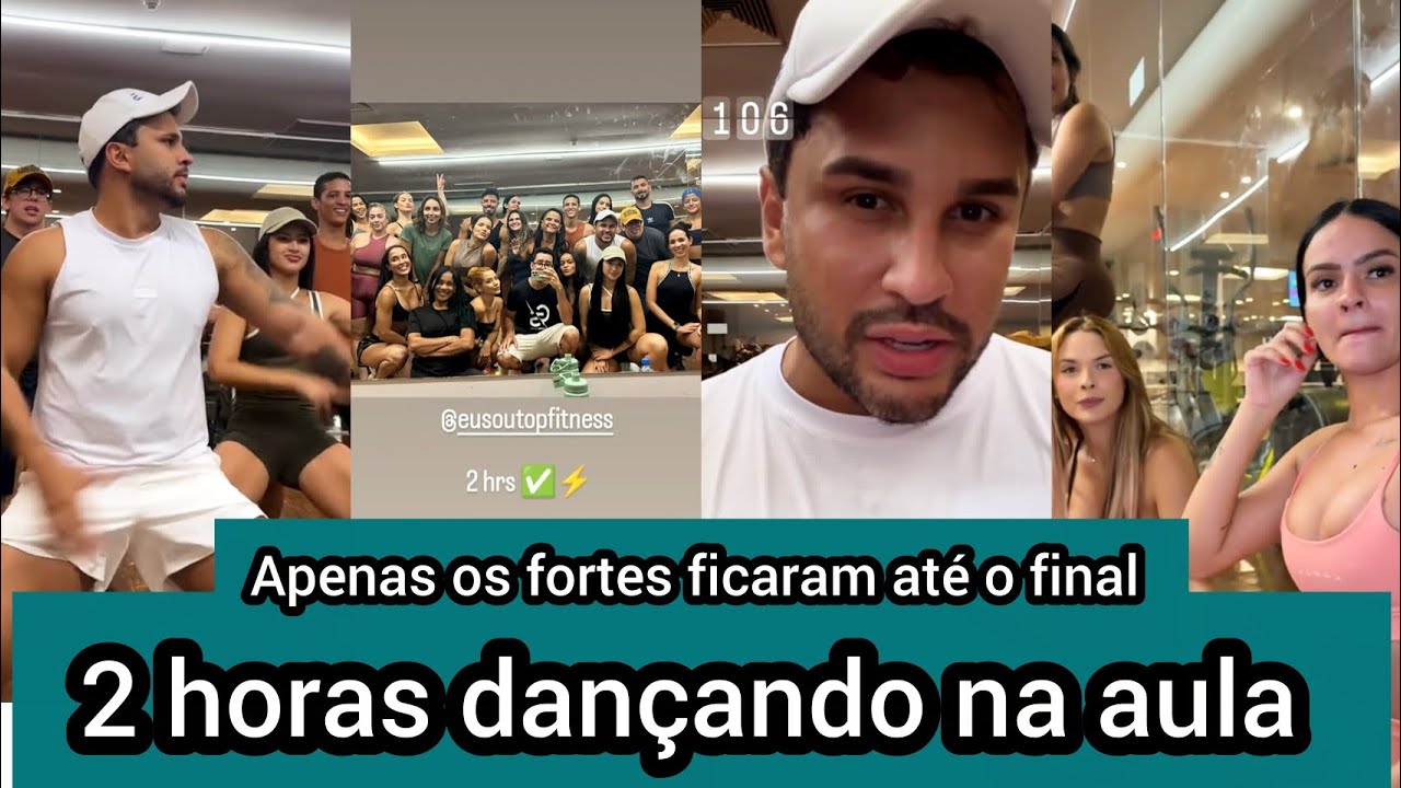 Lucas Guimarães todo feliz que fez 2 horas de aula de dança e amigos com saudade que vai viajar 