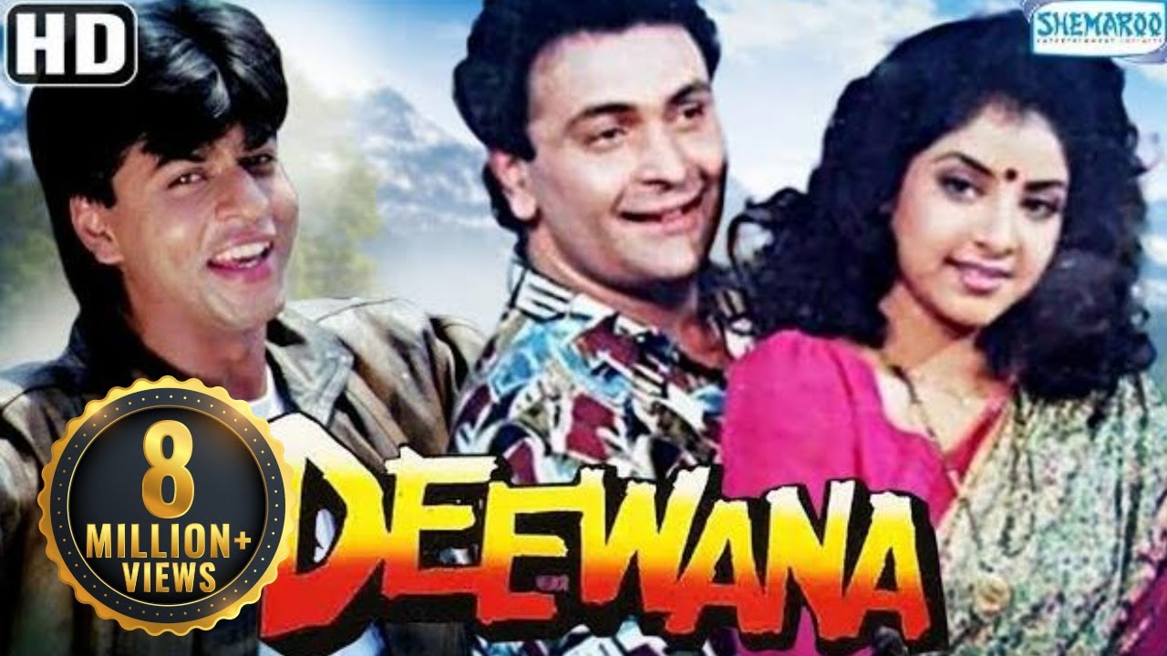 Deewana HD  Hindi Full Movie in 15mins   Shah Rukh Khan   Rishi Kapoor   Divya Bharti