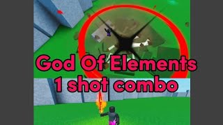 God of Elements 1 Shot Combo | Elemental Magic Arena 
