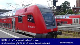Züge in Lübeck Hbf | mit 114, 146, 152, 218 und 648