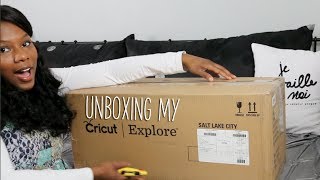 cricut explore unboxing & first cuts