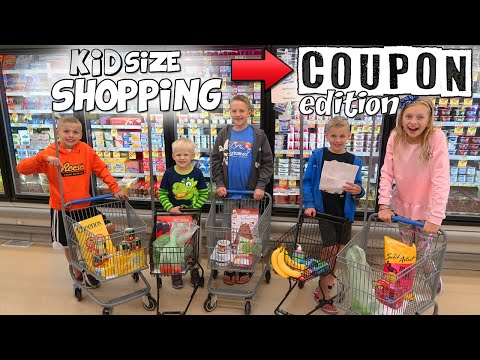 Kid Size Shopping – Using Coupons to Get FREE Groceries!