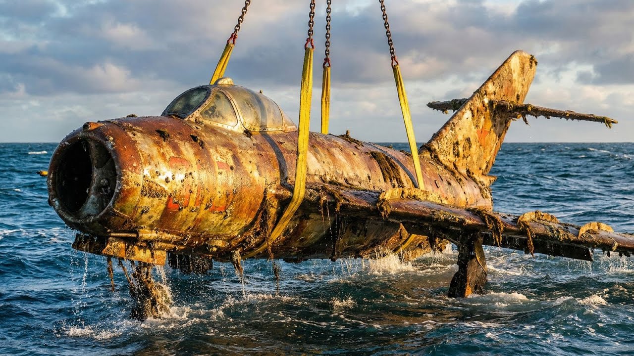 深海に眠っていたMiG-17――フジツボに覆われた残骸が“実戦飛行可能”戦闘機へ蘇る衝撃の復元