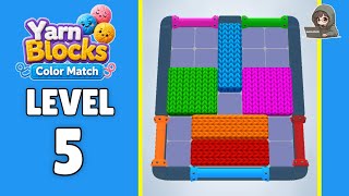 Yarn Blocks level 5 walkthrough solution 