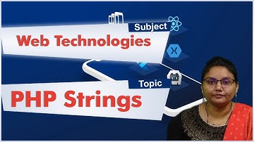 LEC41| Web Technologies I PHP Strings  by Dr. N. Shirisha