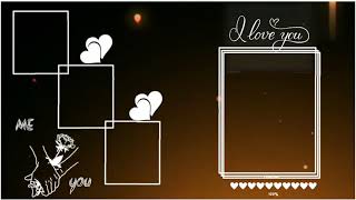 Romantic Avee player template | Romantic photo frame template | love frame black screen template screenshot 3