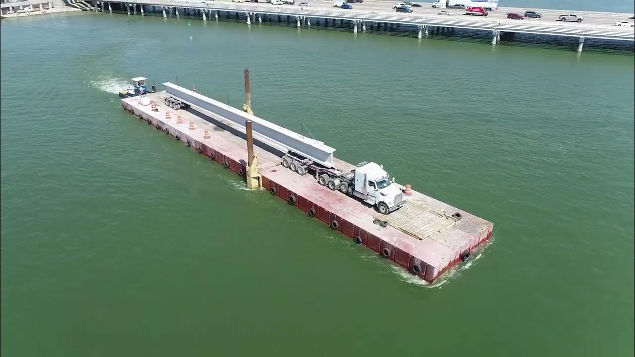 Flexifloats utilized in Lake Ray Hubbard Bridge Expansion YouTube