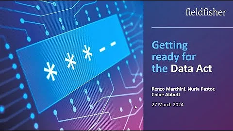 Privacy webinar - Get ready for the Data Act