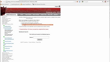 Webgoat: Cross-site scripting [Phishing with XSS]