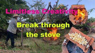 Limitless Creativity picnic stove done in 3 minutes ,Enjoy the results
