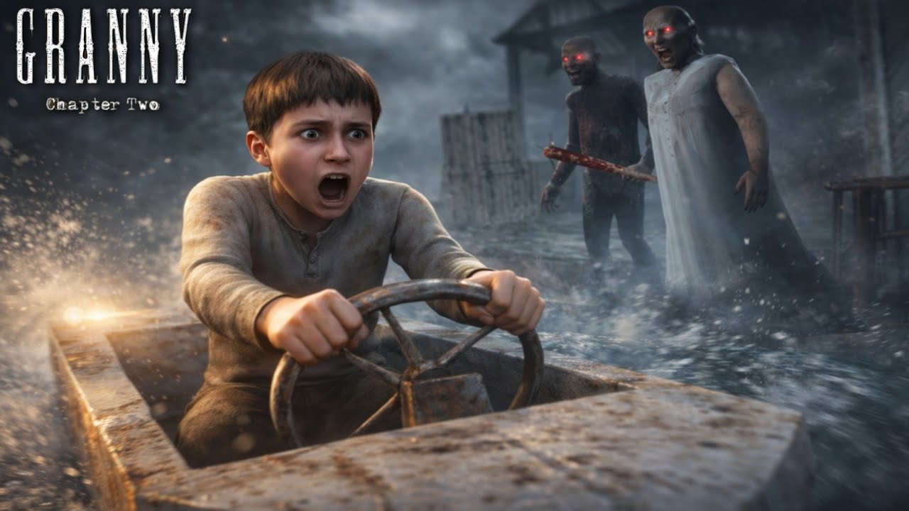 THE MOST SCARY ESCAPE EVER! 🚤         Granny Chapter Two