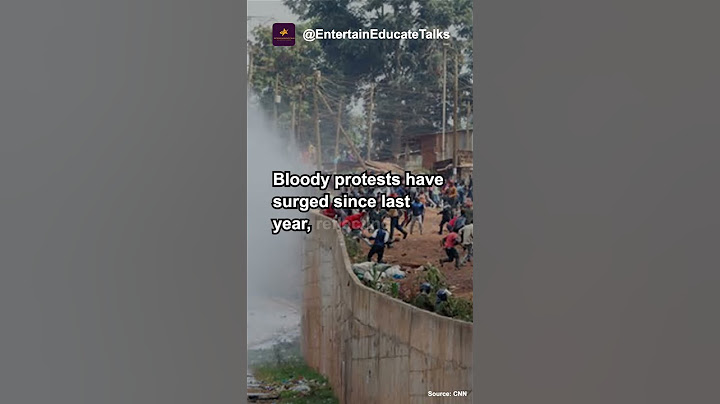 Kenyan Police Clash with Protesters Amid Growing Anti Government Sentiment #shorts #youtubeshorts