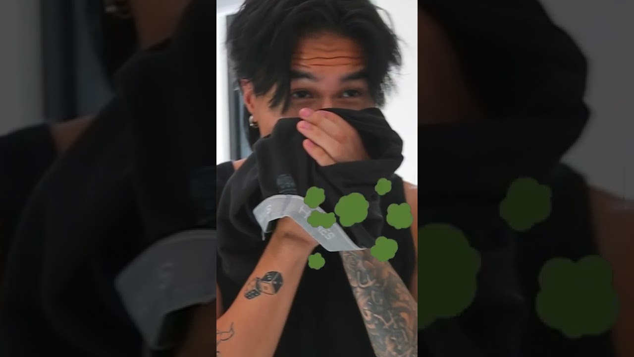 Smelling Regie's underwear 